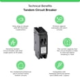 thumbnail image 2 of Disyuntor Schneider Electric Homeline Tandem 20A, 2 of 3