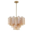 thumbnail image 6 of Crystorama Addis 6 Light Aged Brass Chandelier - 19.75"W x 14"H x 19.75"D, 6 of 10