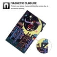 thumbnail image 2 of Samsung Galaxy Tab A8 2021 Case, Dteck Flip Case for Samsung SM-X200/X205 10.5 inch, Cute Pattern Folio Flip Case with Credit Card Slots for Samsung Galaxy Tab A8 10.5 (2021),Moon, 2 of 5