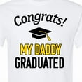 thumbnail image 4 of Inktastic Congrats My Daddy Graduated with Cap T-Shirt, 4 of 5