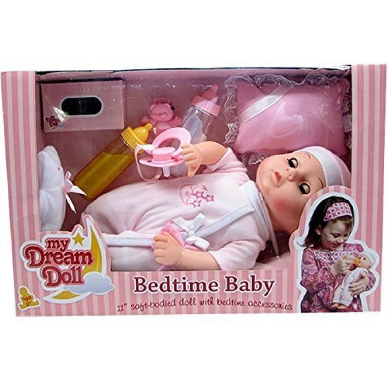 New My Dream Doll Bedtime Baby 12 Inch Soft-Bodied Doll With Bedtime Accessories 