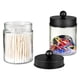thumbnail image 5 of Juego de tarros de almacenamiento SheeChung Qtip con soporte para dispensador, 2 unidades, vidrio, 5 of 7
