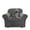 Gray, variant on Modern Velvet Plush 2 Piece High Stretch Sofa Slipcover Armchair Cover Furniture Protector Form Fit Luxury Thick Velvet Sofa Cover for 1 Cushion Couch, Machine Washable