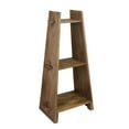thumbnail image 2 of Solid Acacia Wood 3 Tier A-Frame Bookcase, 2 of 5