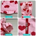 thumbnail image 2 of Harikaji Small Dog Raincoat, Four-Legged Full Coverage Dog Raincoat, Waterproof 4-Legs Dog rain Jacket, Cute Heart Adjustable Puppy Waterproof Clothes Pink XL, 2 of 7