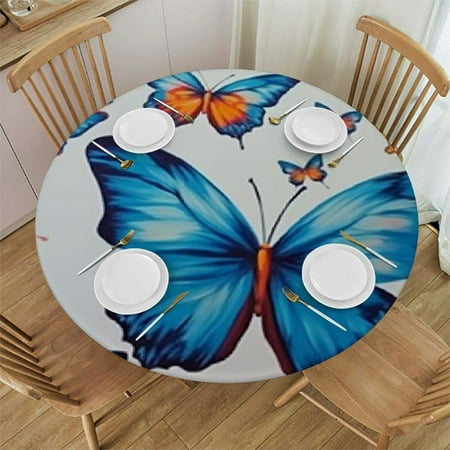 

Ullo0ord Butterfly Waterproof for Decorative Cover for Party Picnic 46-50