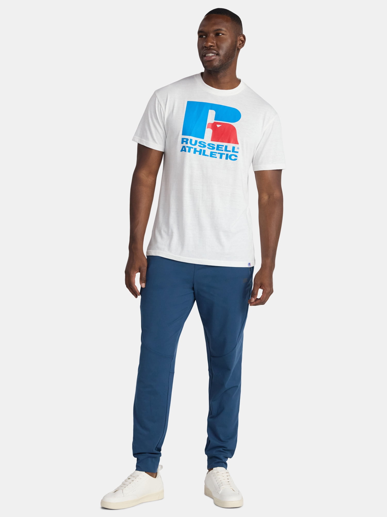 Russell Athletic Men's Logo Graphic Tee with Short Sleeves, Sizes S-2XL