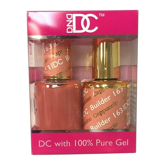 DND - DC Duo Soak off Gel & Matching nail polish - #163 Cappuccino