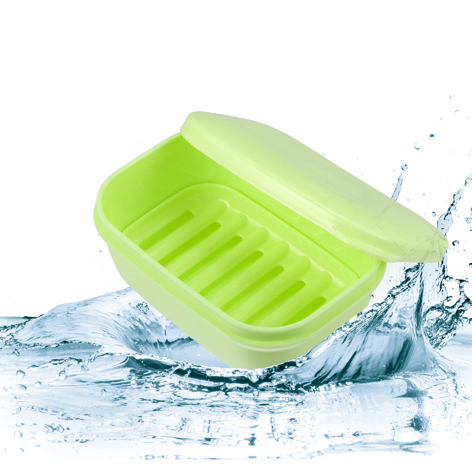 Unique Bargains Plastic Soap Dish Keep Soap Dry Soap Cleaning