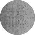 thumbnail image 1 of Ahgly Company Indoor Round Oriental Gray Industrial Area Rugs, 8' Round, 1 of 4