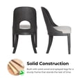 thumbnail image 6 of Furniture of America Cheri Bentwood Solid Wood Side Chairs, Set of 2, Ash Gray, 6 of 16