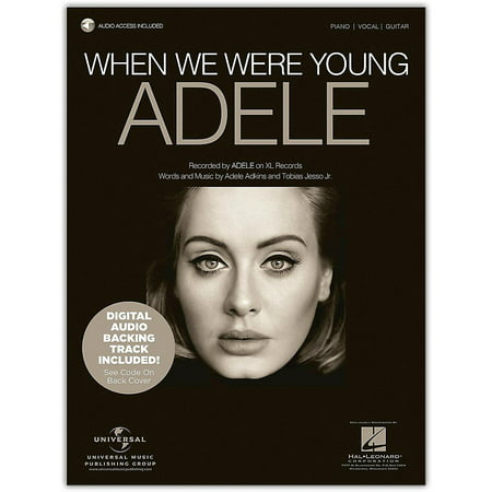 Hal Leonard Where We Were Young - Adele, Piano/Vocal with Online Backing (Best Amp For Backing Track)