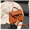 thumbnail image 3 of Bolso de hombro portátil popular para mujer de Platinum Bag Bolso cruzado texturizado con estampado de palmeras a juego, 3 of 5