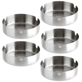 OILP Ashtrays,Outdoor Ashtray with Lid - Ashtray for Outside Patio,  Stainless Steel Windproof Smokeless Ash Tray for Balcony, Ashtrays for  Smokers