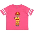 thumbnail image 3 of Inktastic African American Boy, Fireman, Firefighter, Helmet Boys Toddler T-Shirt, 3 of 5