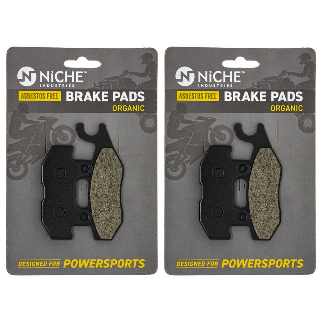 Niche Rear Left Brake Pad Set for Yamaha Viking 700 Organic UTV 2 Pack 519-KPA2324D