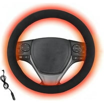 Heated Steering Wheel Cover, Steering Wheel Heater Wireless, 12V Vehicle Hand Warming Steerings Wheels Protector, for Vehicles Trucks SUV(1 pc)