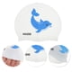 thumbnail image 3 of Gorro de natación de silicona de dibujos animados de delfín único 1 Pc Blanco Azul, 3 of 6