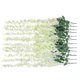 thumbnail image 3 of Guirnalda de flores artificiales para techo, colgante de pared, simulación, vegetación, hogar, boda, plástico, flor falsa, vid, blanco Vogacara HA8919-01B, 3 of 6