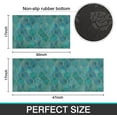 thumbnail image 3 of Teal Kitchen Rugs Sets of 2 Turquoise Kitchen Rug Mat Washable Non-Slip Kitchen Floor Mats for in Front of Sink Teal Kitchen Decor, 3 of 6