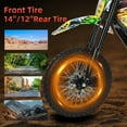 thumbnail image 3 of 3000W(Peak) Electric Dirt Bike for Adults Teens,37MPH top speed ebike dirt bicycles,48V23AH Battery 14/12 Inch Fat Tires, Hydraulic Brakes for Thrilling Off-Road Adventures Riding, 3 of 7