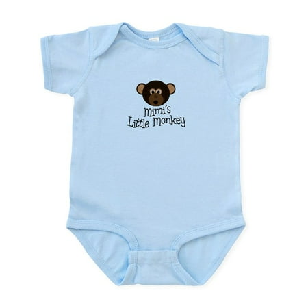 

CafePress - Mimi s Little Monkey BOY Infant Bodysuit - Baby Light Bodysuit Size Newborn - 24 Months