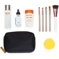 thumbnail image 4 of HSHDLDF Rectangular Beauty Bag, Small Travel Makeup Bag for Purse, Portable Waterproof Cosmetic Pouch for Girls Women (Rectangular Inner Red), 4 of 7