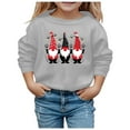 thumbnail image 3 of Huowey Children Kids Boys and Girls Sweatshirts Autumn Winter Christmas Printed Casual Hoodless Pullover, 3 of 5