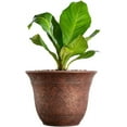 thumbnail image 2 of HC Companies Sierra 16 Inch Round Flower Garden Planter Pot, Rustic Redstone, 2 of 6