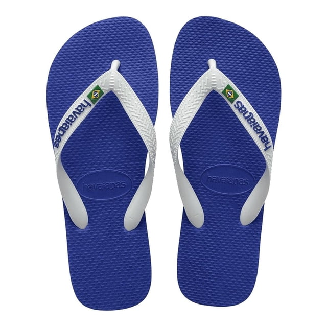 Sandalia Havaianas Talla 27 Blanco y Azul