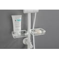 thumbnail image 5 of Shower system, ShowerSpas Shower System, with 10" Rain Showerhead, 4-Function Hand Shower, Adjustable Slide Bar and Soap Dish(White), 5 of 9