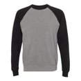 thumbnail image 1 of Independent Trading B82576514 Unisex Special Blend Raglan Sweatshirt, Nickel Heather & Black - Medium, 1 of 1