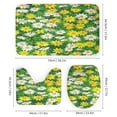 thumbnail image 3 of Floral Colorful Flower 4 Piece Shower Curtain Sets, Non-Slip Rugs, Toilet Lid Cover And Bath Mat, for Bathroom Decor Set, 72" X 72", 3 of 7