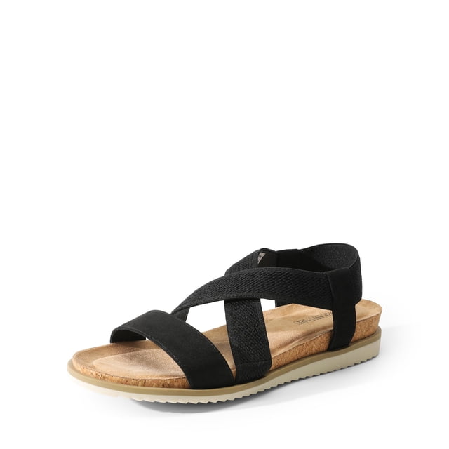Sandalia DREAM PAIRS Cuña Baja 3.5 cm con Plantilla de Espuma Viscoelástica