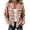 Z010-Pink, variant on Womens Rainbow Striped Sweater Button Down Cardigan Sweaters Long Sleeve Ribbed Knit Sweaters Pullover Cozy Lightweight Colorful Stripes Pullover Sweaters Loose Fit Warm Clothes