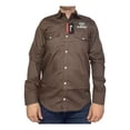 thumbnail image 2 of Camisa Vaquera Manga Larga Ariat Bordada Lisa Broche Hombre, 2 of 2
