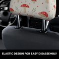 thumbnail image 4 of Kdxio Flat Mushrooms Pattern Print 2 Piece Car Head Rest Covers Set Auto Front/Rear Seats Headrest Cover Universal Fit Most Cars,Sedan, SUV, 4 of 9