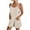 Khaki, variant on LIaqionyy Summer Short Rompers for Women 2024 Casual Loose Sleeveless Tie Knot Strap Jumpsuits Wide Leg Overalls
