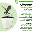thumbnail image 2 of Maceta Autorregable Smart Garden  OC1816 Blanco Mate, 2 of 6