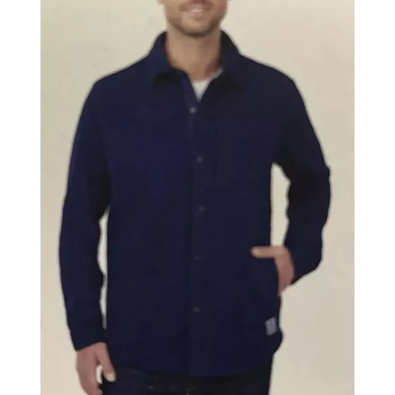 Rugged Elements Men's Fleece-Lined Sweater, Blue, L