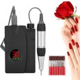 thumbnail image 3 of Mini Portable Electric Nail Drill Machine Rechargeable Cordless Nail Polisher Manicure US Plug, 3 of 15
