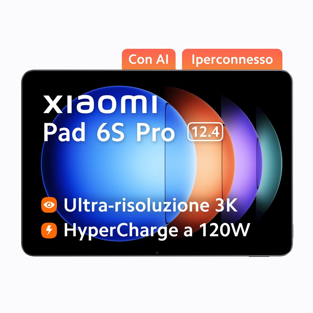 Xiaomi - TABLET XIAOMI PAD 6S PRO 8/256GB 12.4' WIFI GRAY