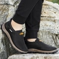 thumbnail image 6 of CHICVOMEY Outdoor Slip-on Sneakers for Men Breathable Leather Upper Non-slip Casual Sneakers for Hiking & Walking Shoes, 6 of 6