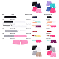 thumbnail image 2 of XXWXYD Toddler Girls Biker Shorts 4 Pack Athleti𝖼 Bike Dance Cartwheel Under Shorts Running Soft Stretchy Summer Breathable Cute Shorts, 2 of 2