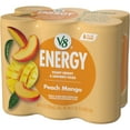 thumbnail image 4 of V8 Energy Peach Mango Energy Drink, 8 fl oz Can, 6 pack, 4 of 15