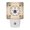 Brown, variant on Night Lights Plug into Wall, Vintage Bees Crowns LED Night Light with Dusk to Dawn Sensor, Rustic Leaves Rings Brown Gradient Decorative Nightlight for Hallway Bathroom Kitchen