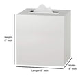 thumbnail image 2 of nu steel Elegant Boutique Tissue Box, 2 of 4