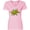 AD-Pink, variant on Inktastic Easter Bunny Stegosaurus with Eggs and Pink Ears Women's V-Neck T-Shirt