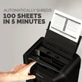 thumbnail image 6 of Fellowes® AutoMax 100MA 100-Sheet Auto Feed Micro-Cut Shredder, Black, 4704001, 6 of 9
