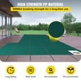 thumbnail image 3 of VEVOR Inground Pool Safety Cover, 18 ft x 34 ft Rectangular Winter Pool Cover with Left Step, Triple Stitched, High Strength Mesh PP Material, Good Rain Permeability, Installation Hardware Included, 3 of 9